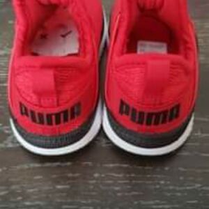 💗Baby Puma Tennis Shoes Red